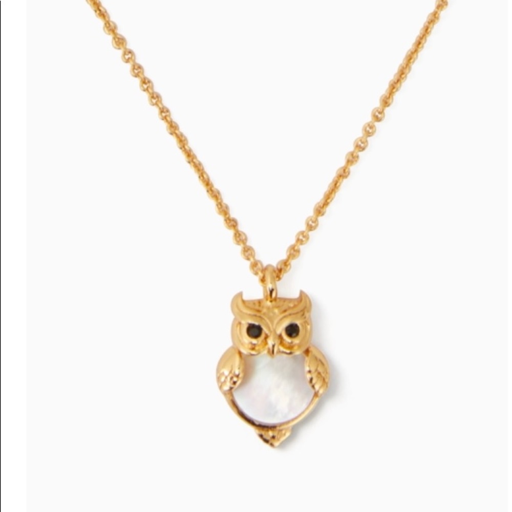 NWT Kate Spade Into The Woods Owl Pendant